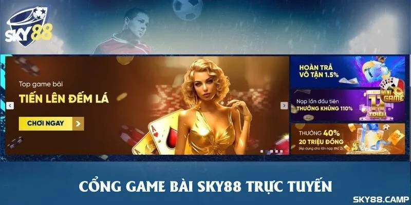 Cổng game bài Sky88 trực tuyến