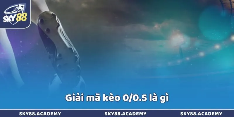 Giải mã kèo 0/0.5 là gì